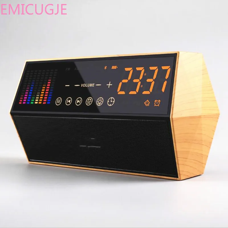 Ретро домашний декор настольные часы с подсветкой сенсорный экран светодиодные