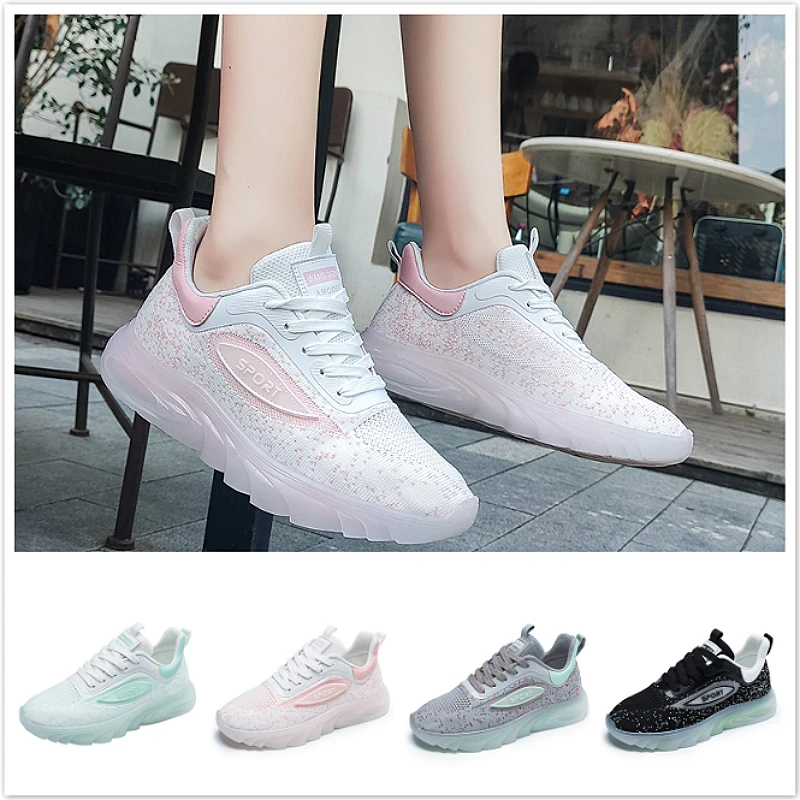 Brand Women Running Shoes Breathable Outdoor Sports Shoes Lightweight Sneakers for Ladies Comfortable Athletic Training Footwear