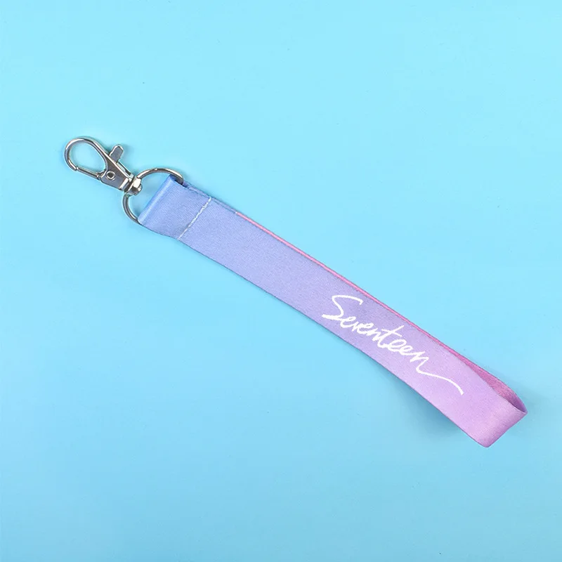 KPOP SEVENTEEN HOSHI JOSHUA JUN keychains Peripheral Gradual Change Hanging Cord Keyboard key chain ring bag charm wholesale | Украшения и
