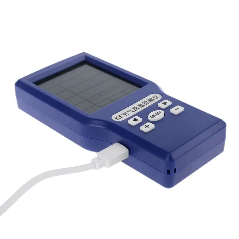 

CO2 ppm Meters TVOC HCHO AQI Carbon Dioxide Detector Gas Analyzer Protable Air Quality Tester