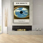 Rene Magritte - The False Mirror, 1928-постер-холст-домашний декор-винтажная живопись, сюрреализм, современное искусство, настенное искусство