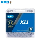 Велосипедная цепь KMC X11, велосипедная цепь с 11 скоростями, Аксессуары для велосипеда SHIMANO DEORE M7000M8000 SRAM GX