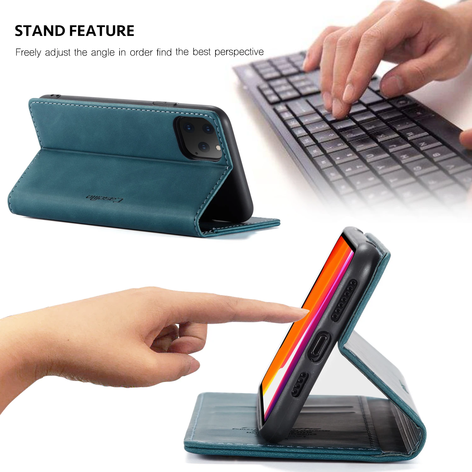 Магнитный Ретро стиль Матовый износостойкий кожаный чехол бумажник для iphone 11 Pro XS