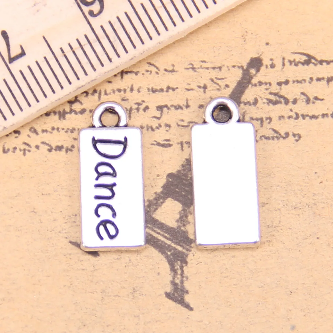 Подвески для танцев размером 7x17 мм винтажные искусственные тарелки браслетов и