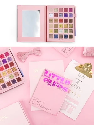 LITTLE ELFOS 30 Color Glitter Eyeshadow Palette HIGH PIGMENT Pressed Shimmer Matte Eye Shadow MakeUp professional
