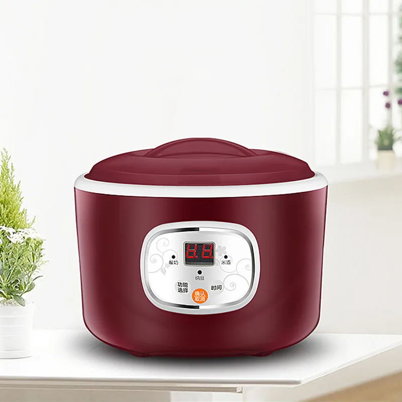 

Yogurt Maker 1L Automatic Yogurt Machine Household DIY Yogurt Tools Kitchen Appliance Stainless steel Tank Purple Green 220V