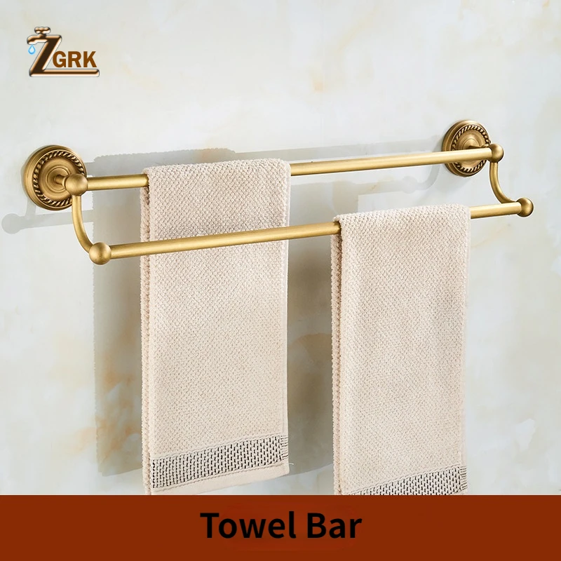 solid brass bathroom hardware antique towel rack bath cup holder shelf wall mounted bathroom set accessories free global shipping