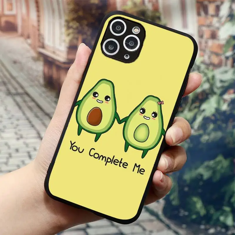 

Cute Avocado Funny Phone Case for iPhone 11 12 mini pro XS MAX 8 7 6 6S Plus X 5S SE 2020 XR
