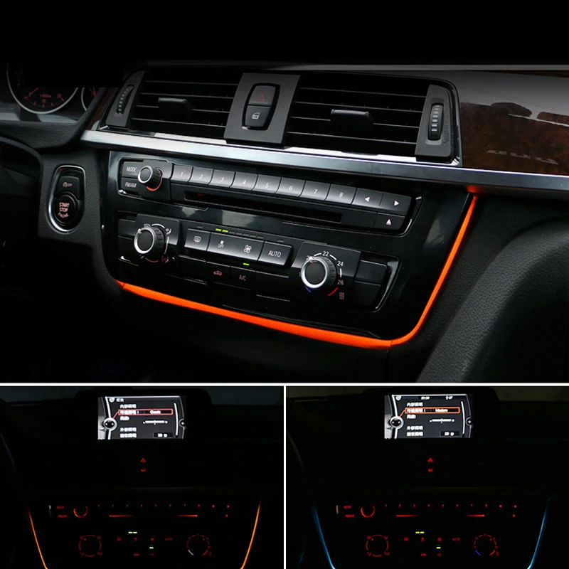 Для BMW 3 и 4 серии F30 M3 M4 LCI радио отделка LED приборная панель центральная консоль AC