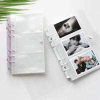 150 pockets 3 inch photocard holder photo album glitter transparent binder photocard album for mini instaxname card kpop binder