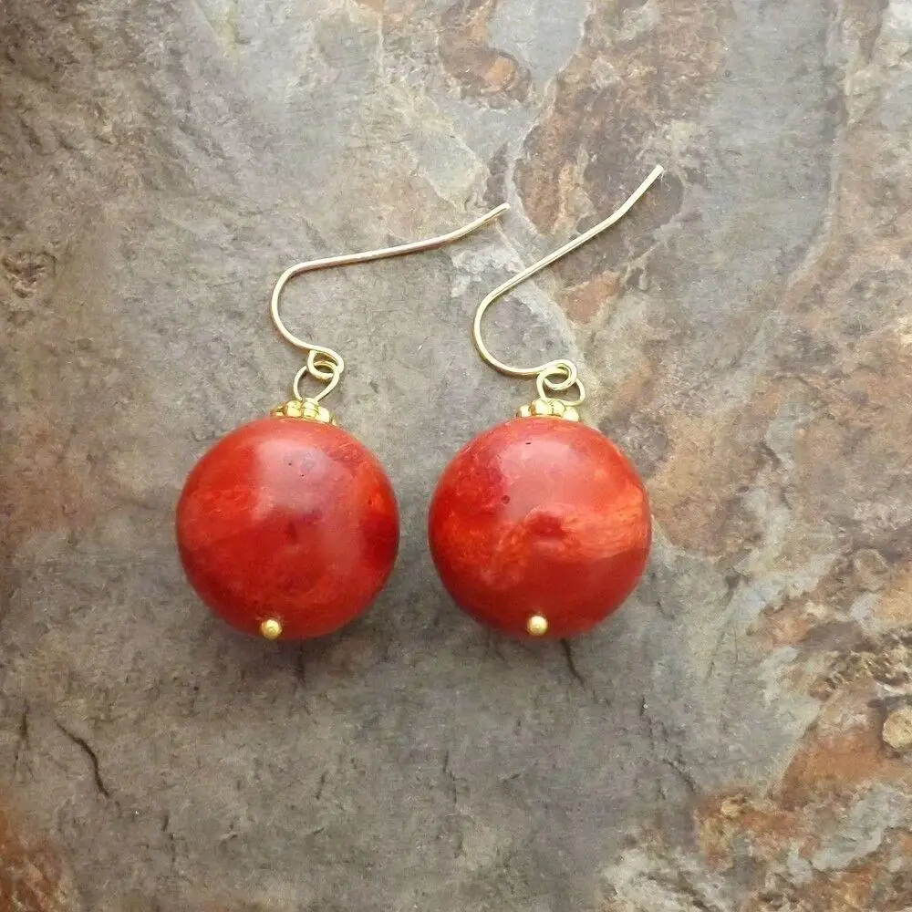 Колье-чокер с красным/коралловым жемчугом 20 дюймов 18 мм | Украшения и аксессуары