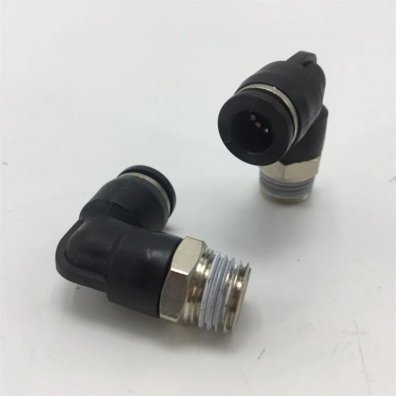 Пневматическая трахея Быстроразъемное Соединение за рубежом резьба под локоть