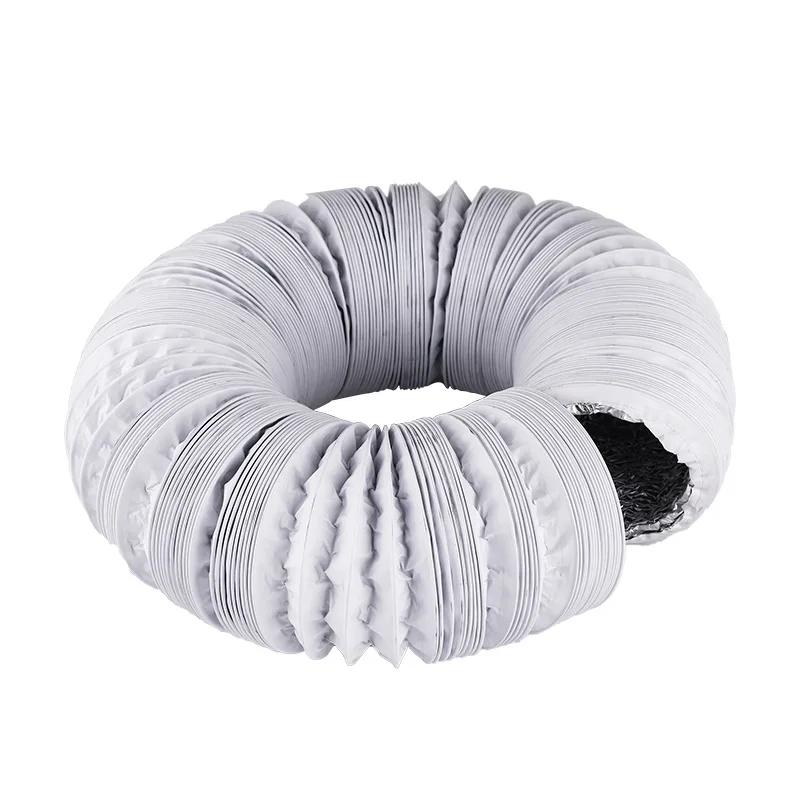 

7M 150mm Air Conditioner Exhaust Pipe Flexible Spare Parts Vent Hose PVC Aluminum Foil Lampblack Machine Exhaust Hose