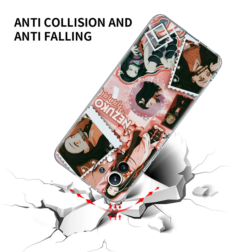 anime demon slayer case for xiaomi mi note 10 5g 9t pro a3 8 lite poco m3 x3 nfc f3 airbag anti sac phone shell cover capa cas free global shipping