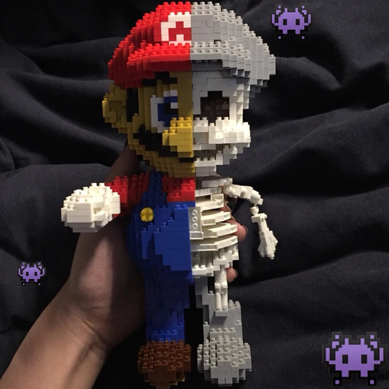 1686 шт. Игры Супер Marioed Мэри Mario Bros Братья мини здания конструктор Сделай Сам блоки