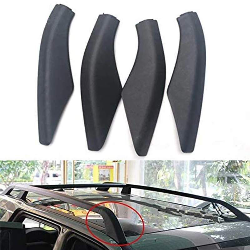 Car Roof Luggage Rack Rail End Cover Shell 4PCS for Land Rover Freelander 2 2008 2011 2012 2013 2014 | Автомобили и мотоциклы