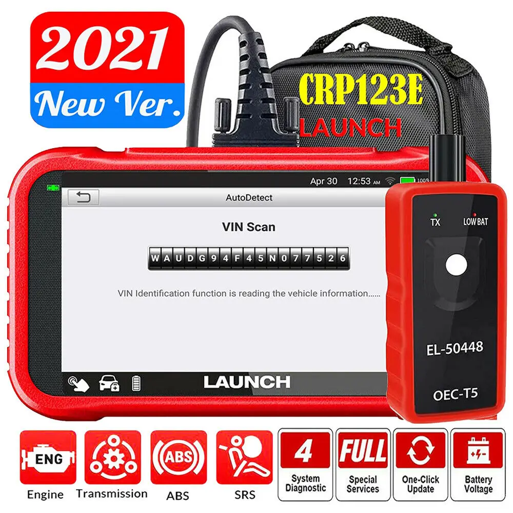 

LAUNCH X431 CRP123E OBD2 Diagostic Tools Auto OBD Engine ABS Airbag SRS Transmission Coder Reader Scanner for Cars Free Update