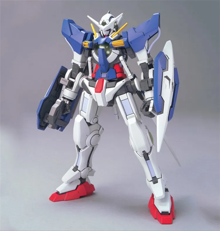 Аниме Gaogao 13 см Gundam 00 HG 1/144 GN 001 EXIA сборка экшн фигуры Brinquedos модель робота мобильный