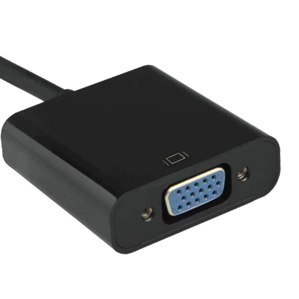 Besegad HD DVI-D 24 штекера в VGA 15 Pin Женский HDTV адаптер конвертер коннектор монитор кабель
