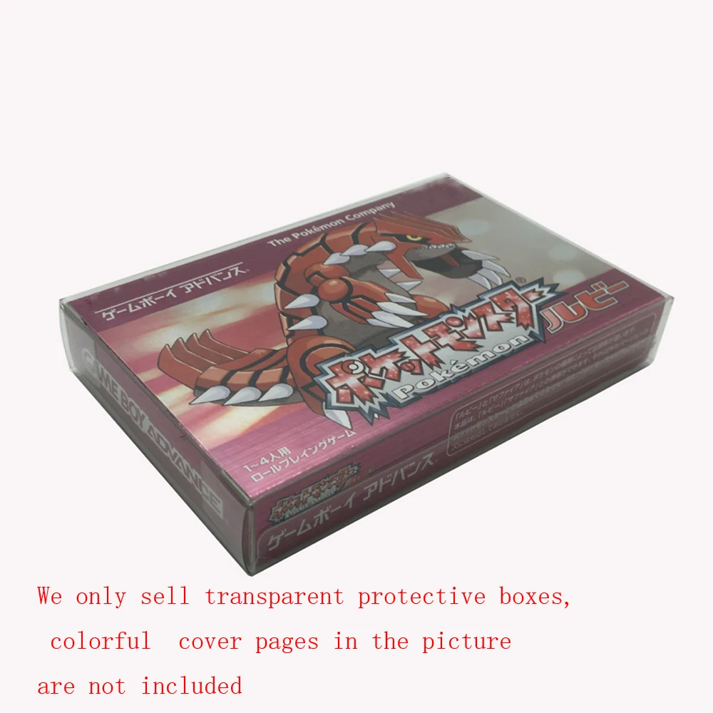 Прозрачный чехол Japanses картридж для игры game boy adventure GBA card p okemon | Электроника