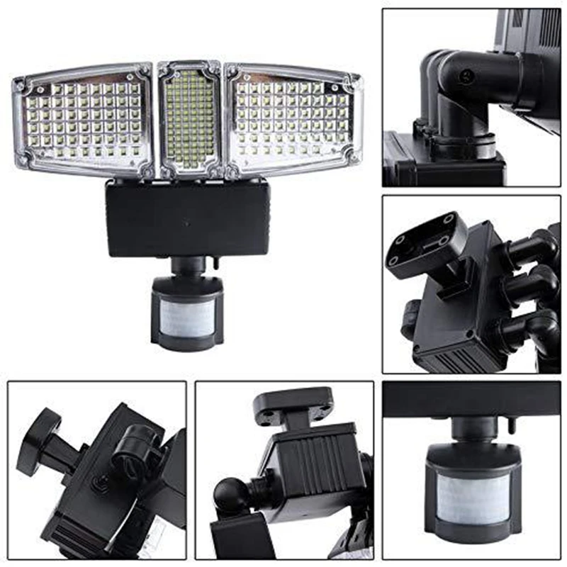 Светодиодный настенный светильник LukLoy на солнечной батарее Уличный с 178/188