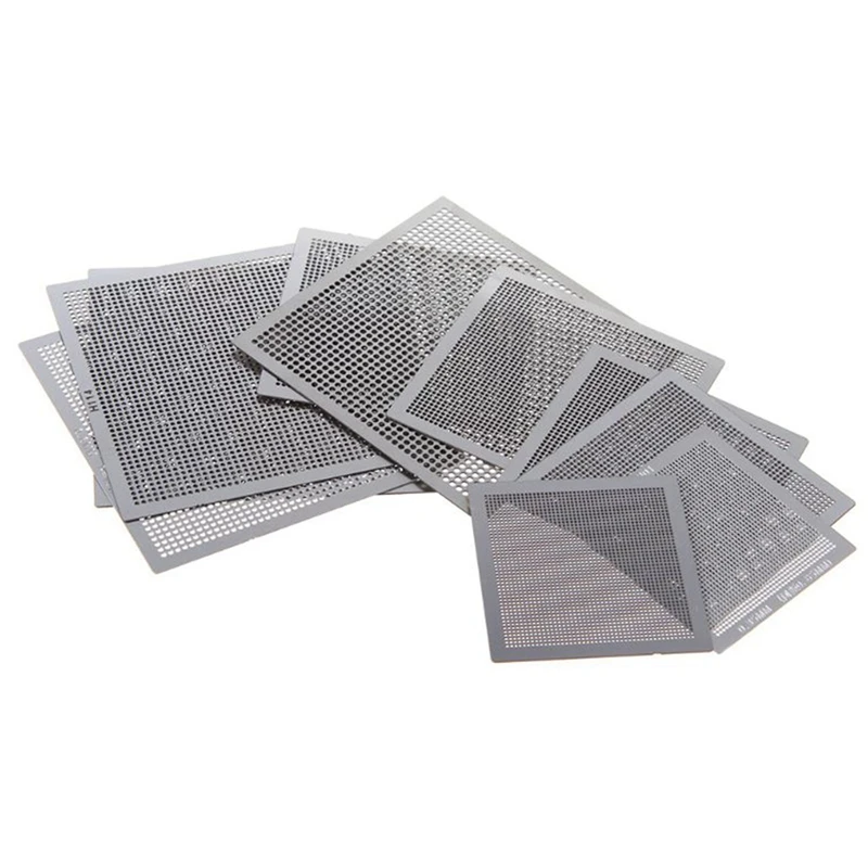 

BGA Reballing Directly Heat Stencils Solder Paste Tin Balls Station Steel Mesh BGA Reball Kit for SMT Rework Repair