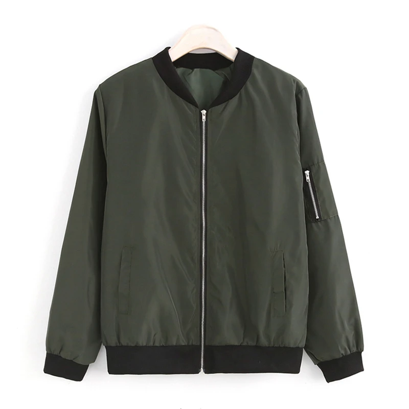 

Fashion Windbreaker Jacket Women Basic Jackets 2022 New Spring Coats Long Sleeve Bomber Thin Ladies Jacket Female Jacket Outwear