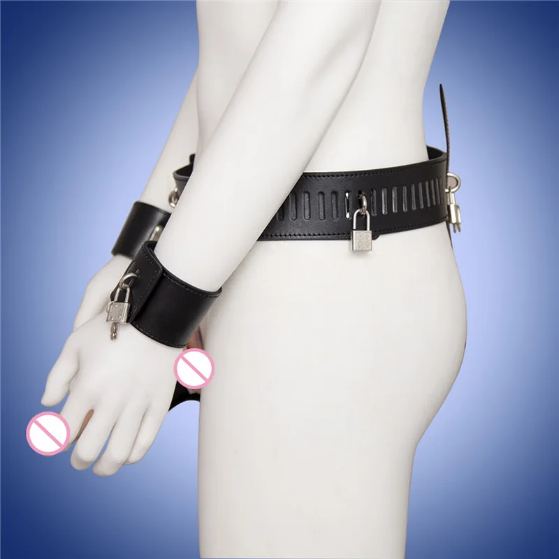 Эротический БДСМ бондаж фиксаторы Мужской Пояс верности наручники клетка на