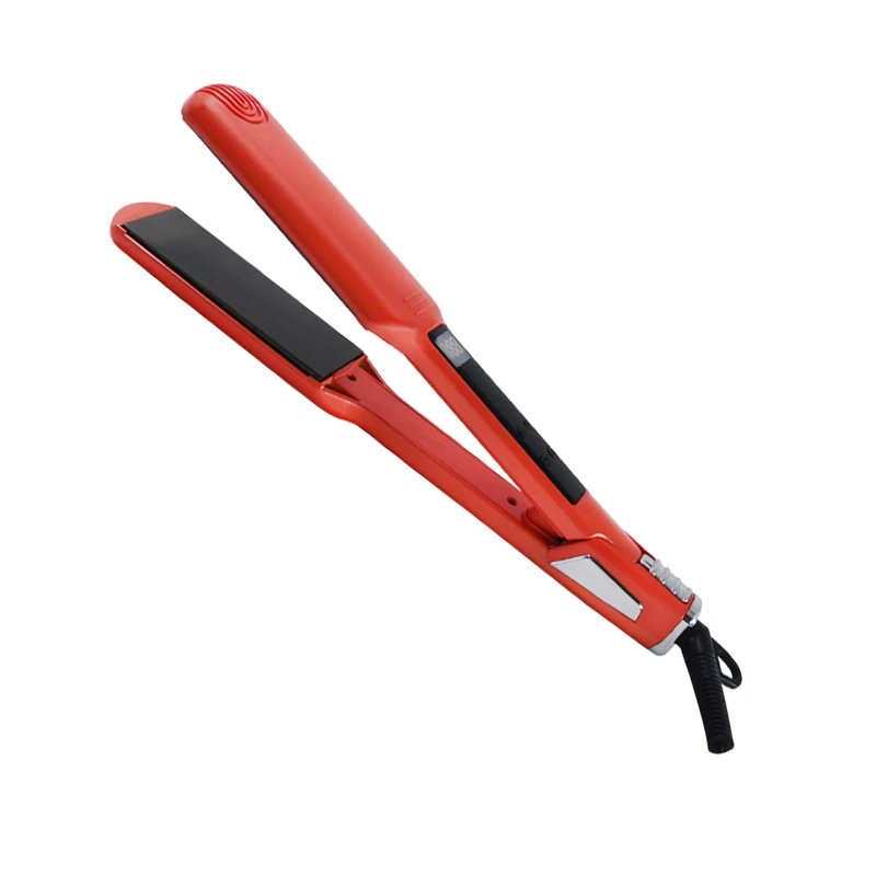 

black red width narrow Hair Straightener Infrared Heating Flat Iron Ceramic Straightening Iron Styling Tools Dry