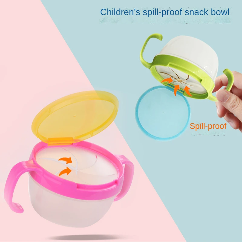 

Детский фотополипропиленовый контейнер для хранения пищи для малышей, детская посуда против протекания, 360 Поворотная детская добавка, сто...