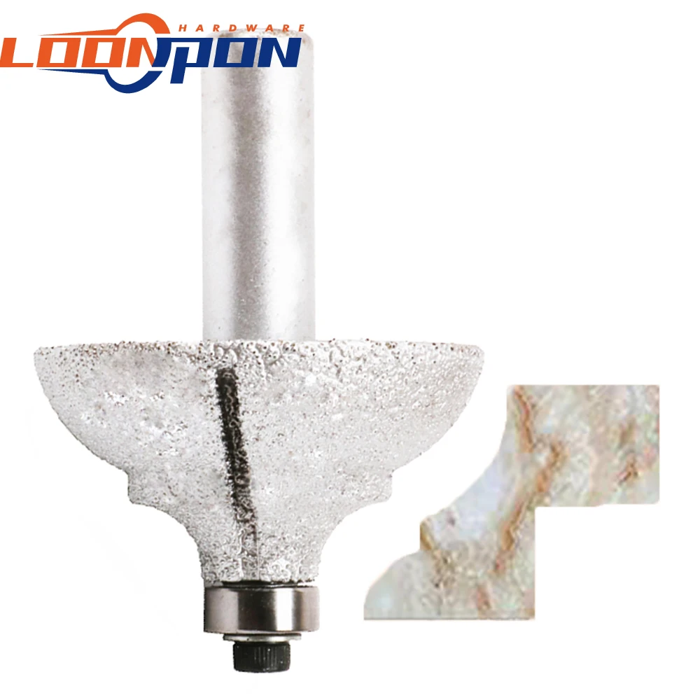 V Вакуумные Паяные алмазные паяльные фрезы для гранита мрамора фрезерный станок