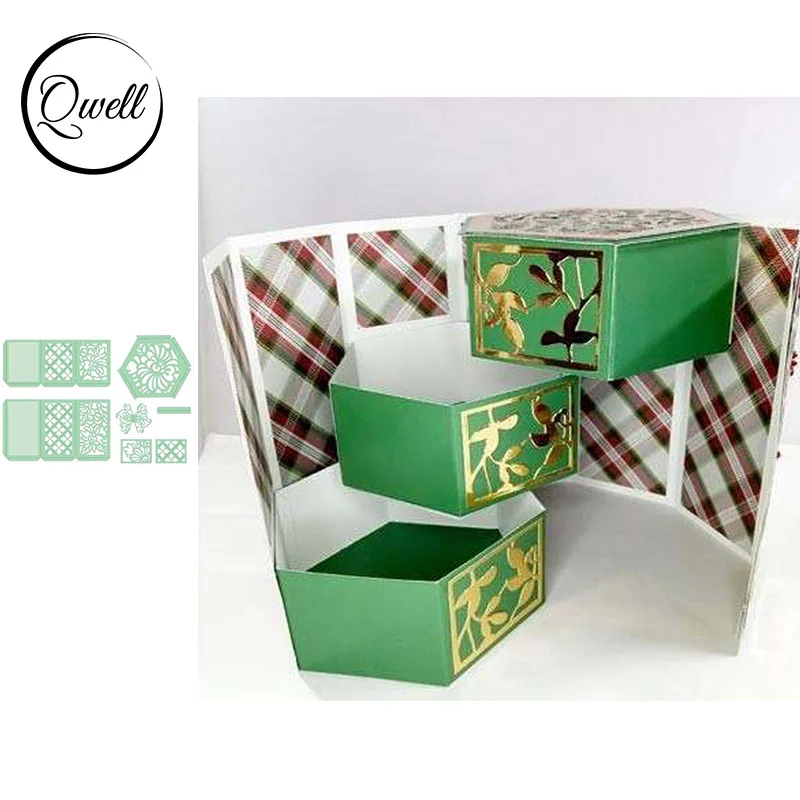 Трехслойная Цилиндрическая Коробка QWELL металлические пресс формы для