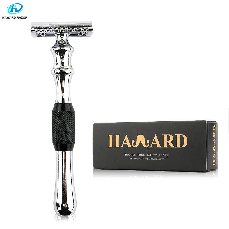 Безопасная бритва HAWARD из цинкового сплава ручная Мужская для личной гигиены