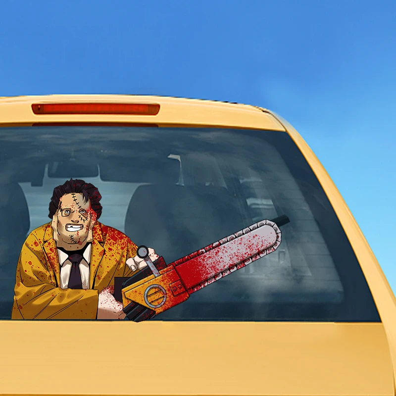 WIPERSIGNS страшные кожаные мужские развевающиеся наклейки для стеклоочистителей