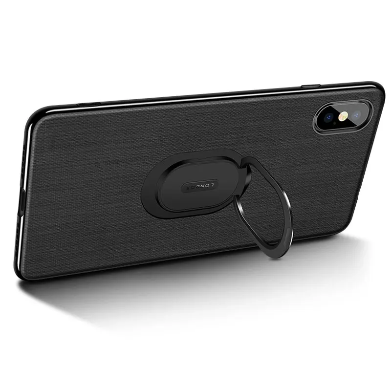 Чехол для телефона на чехле iphone X XS XR Max 8 7 6 6S Plus Магнитный держатель кольцо Крышка