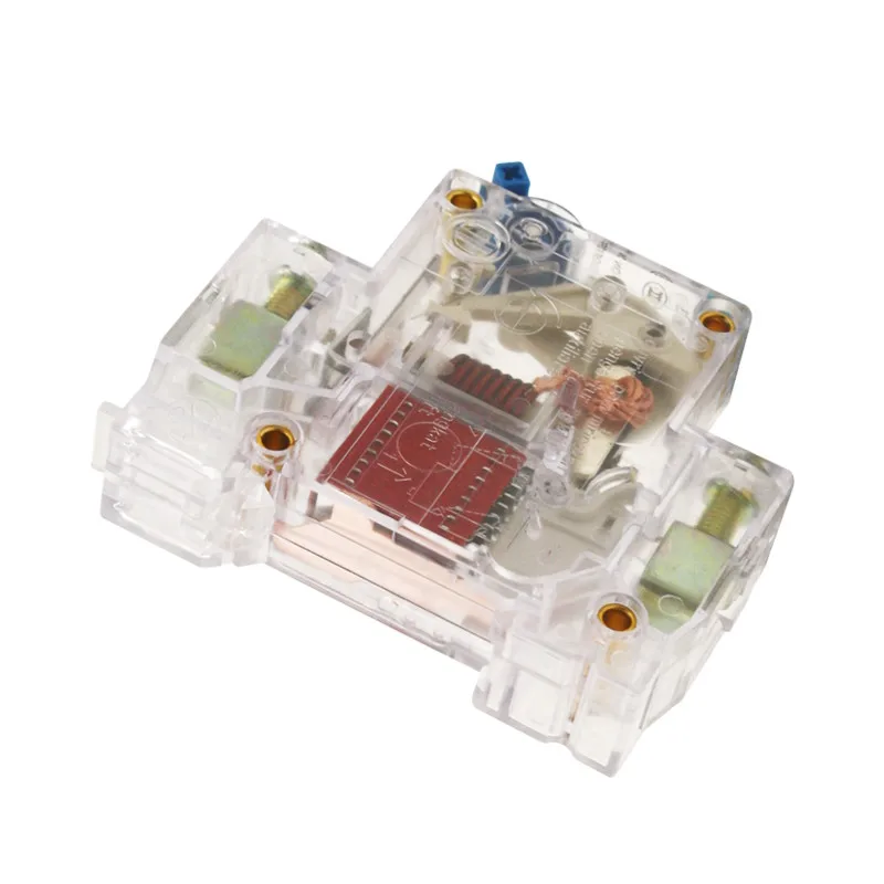 DZ47-63/1P C63 230V ~ 400V 50 Гц/60 Гц Маленькая прозрачная выключатель AC MCB предохранитель