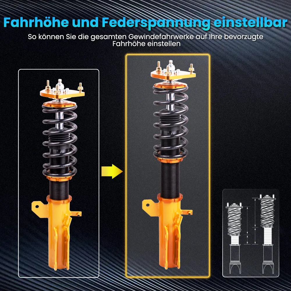 Наборы для тюнинга койловера Toyota Celica FWD 1990-1993 24 шага амортизатор Adj Shock комплект