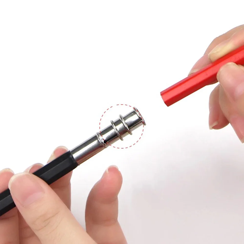 7 шт. металлический удлинитель для карандашей прочный держатель портативный