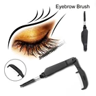 1 шт. Складная Расческа для ресниц с двойной головкой, подъемная пластиковая щетка, красивые инструменты для ресниц, расческа для макияжа глаз, расческа для ресниц