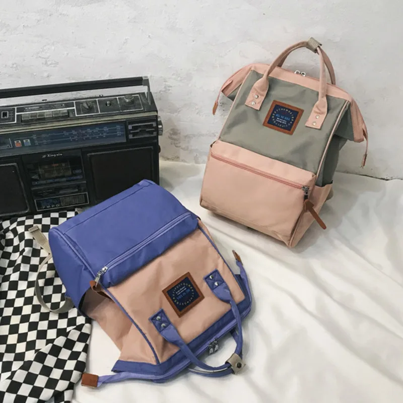 

Female Casual School Bag For Teenage Girl 2020 Nylon Travel Backpack Women Mochilas Sac A Dos Ladie Laptop Rucksack Men Bag Pack