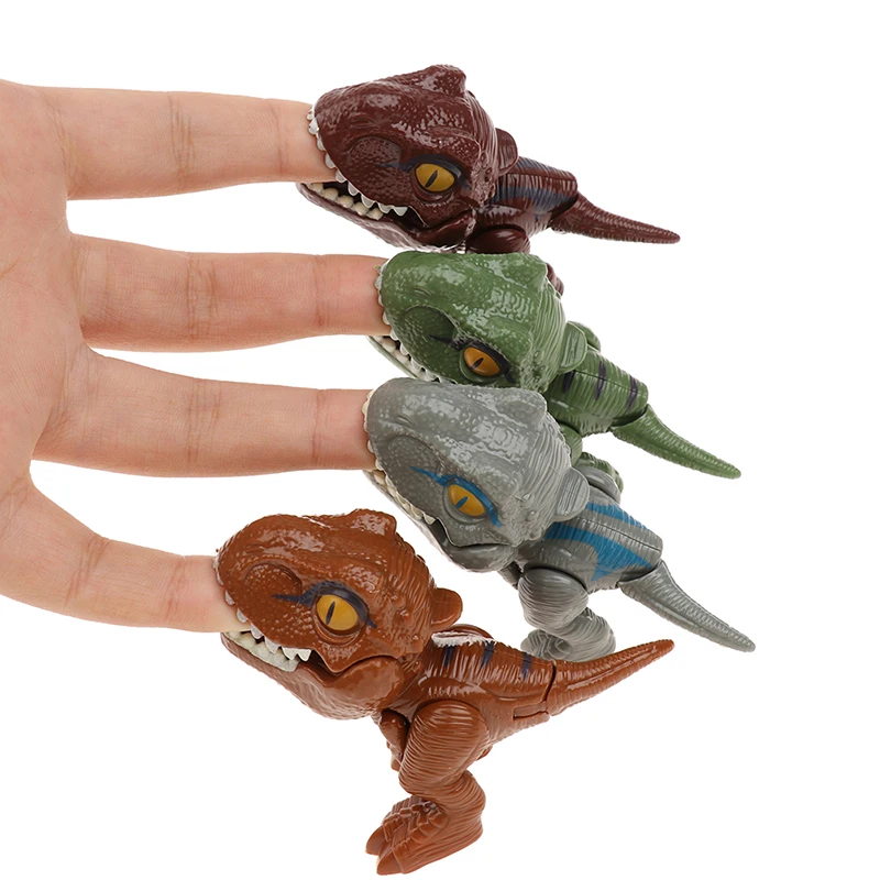 

1set Tricky Tyrannosaurus Model Dinosaur Toy Finger Dinosaur Egg Toy Creative