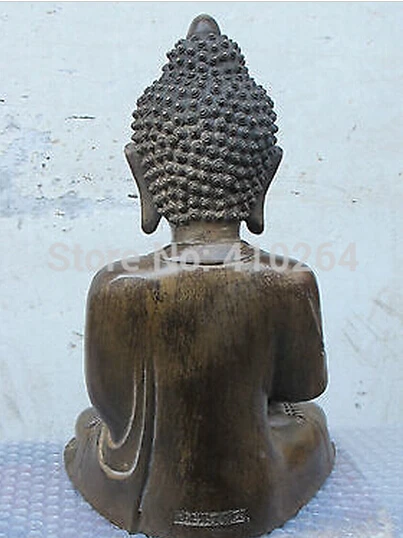 --- 503 + 12 &quotТибетский Старый бронзовый чан секта сакиамуни Будда Амитабха статуя |