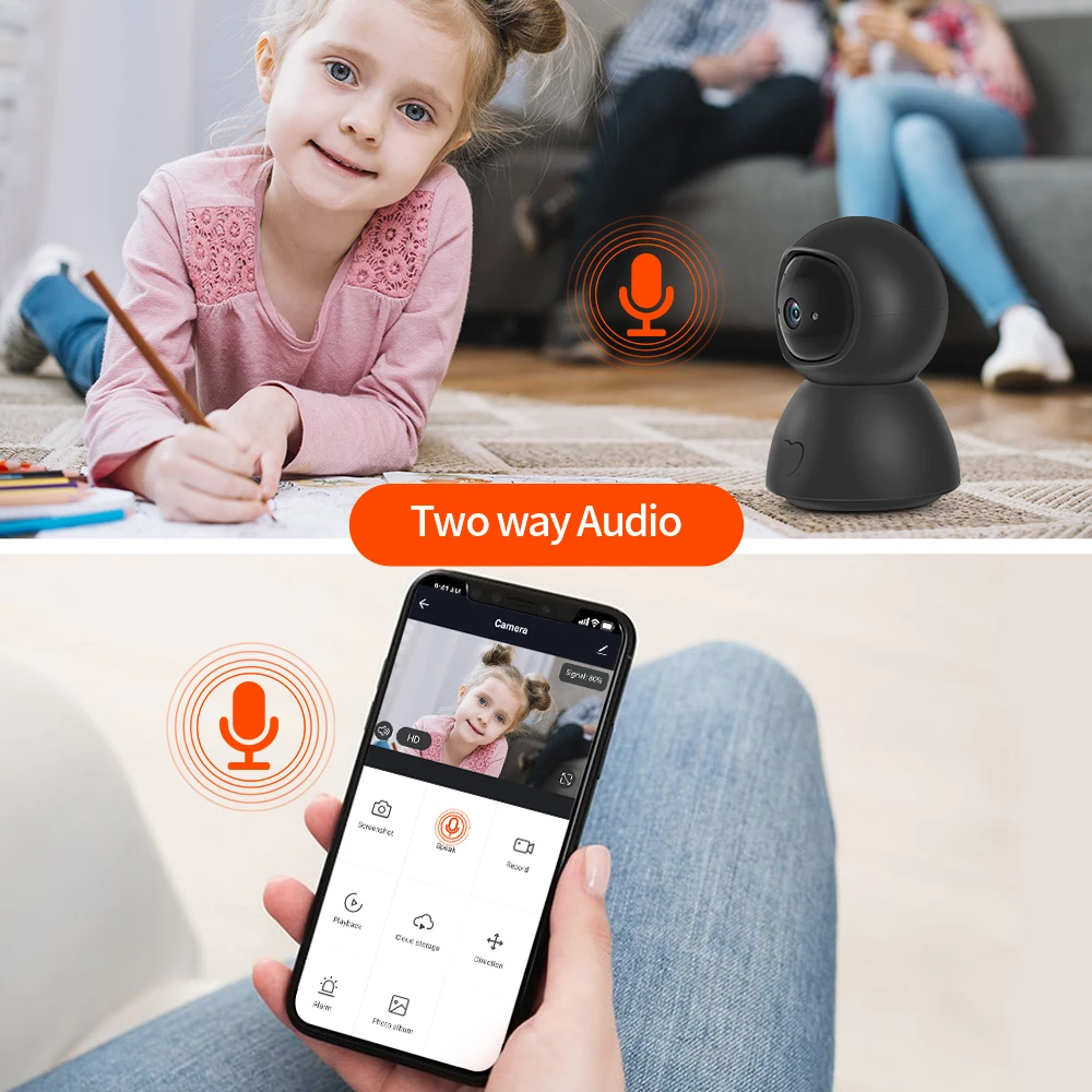 INQMEGA 1080P IP Camera Wireless Wifi Cam Home Security Surveillance CCTV Network Night Vision Baby Monitor Google | Безопасность и