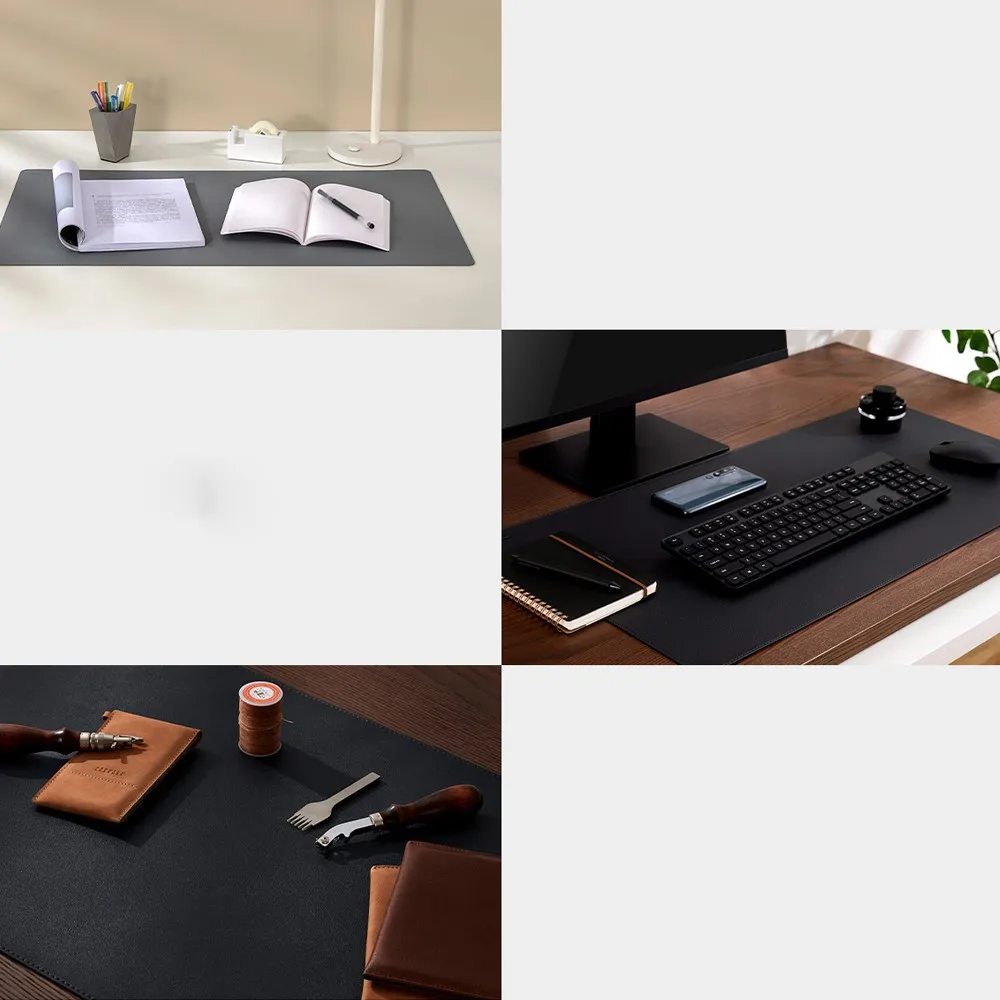 

Xiaomi Large Gaming Mouse Pad PU Mouse Pad Mat For Laptop Keyboard Pad Desk Mat Waterproof Anti-slip Natural Oak Mouse Pad