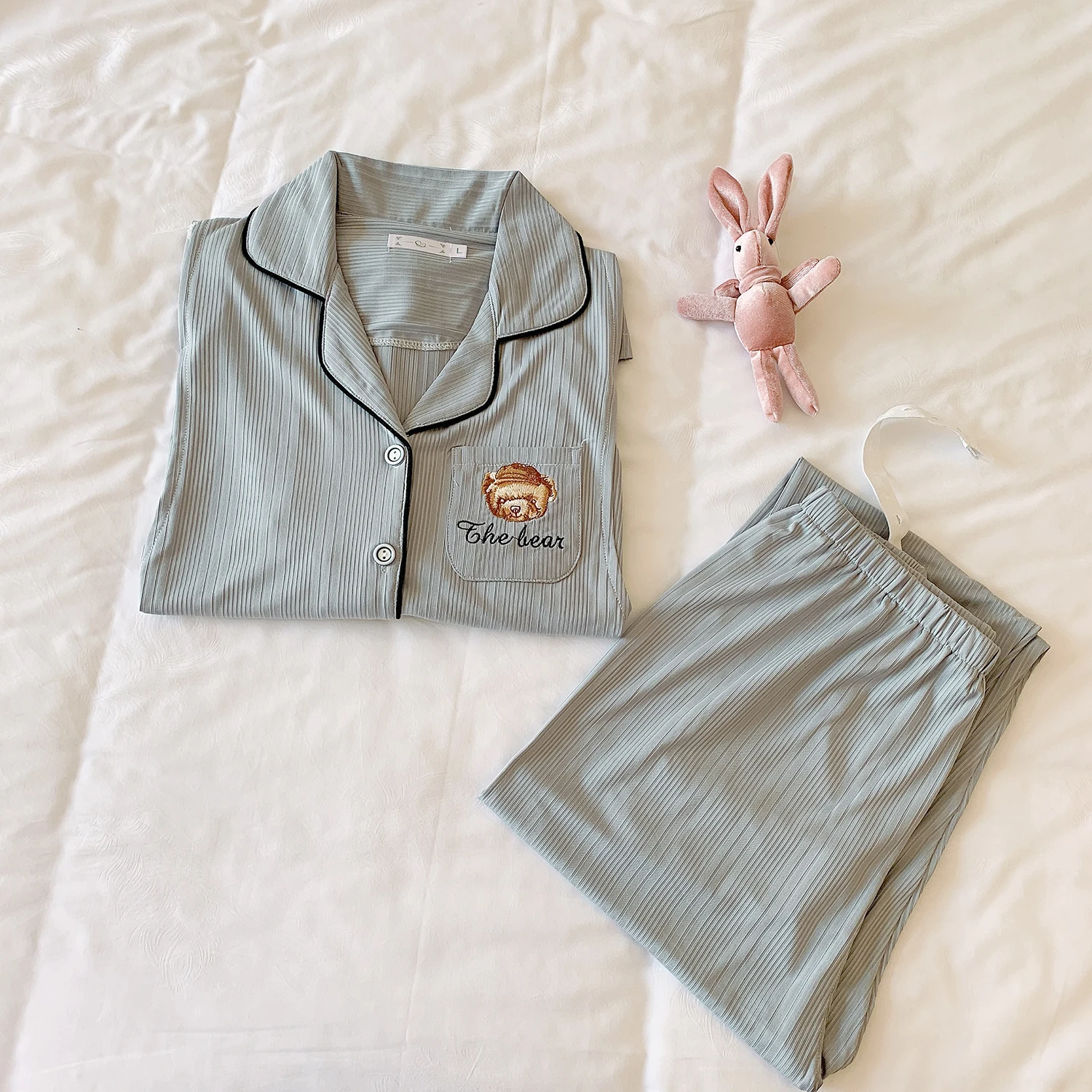 

316# Summer Thin Ice Silk Maternity Nursing Sleepwear Sets Breastfeeding Pajamas Suits Clothes for Pregnant Women Pregnancy Home