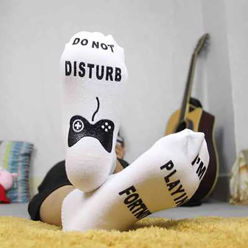 3 цвета хлопковые носки с буквенным принтом подарок для друга не беспокоить меня