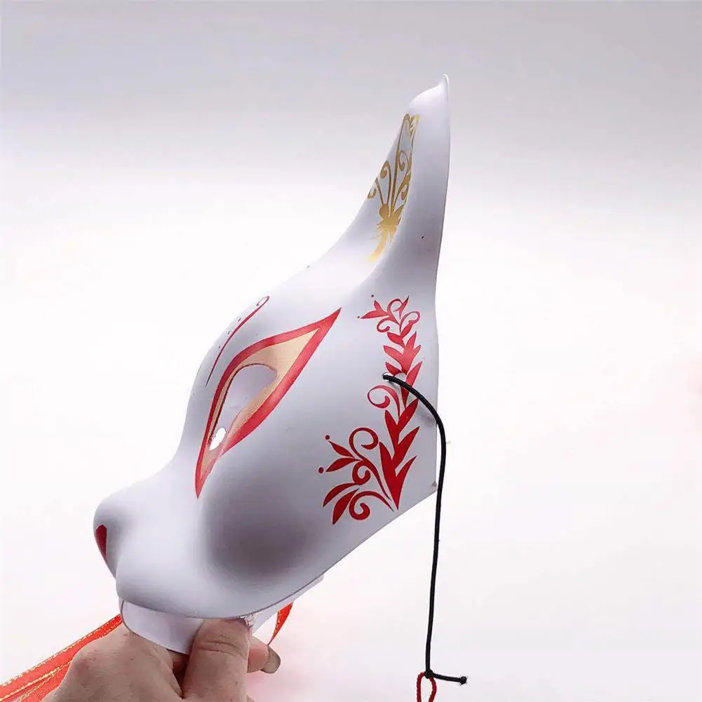 Маскарадная маска на Хэллоуин с изображением лисы ручной росписью японский для