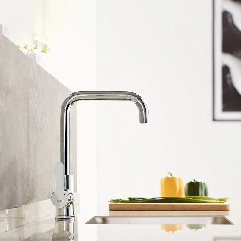 JIAYUN кухонный кран коммерческий утилита Латунь Одной ручкой раковина смесители