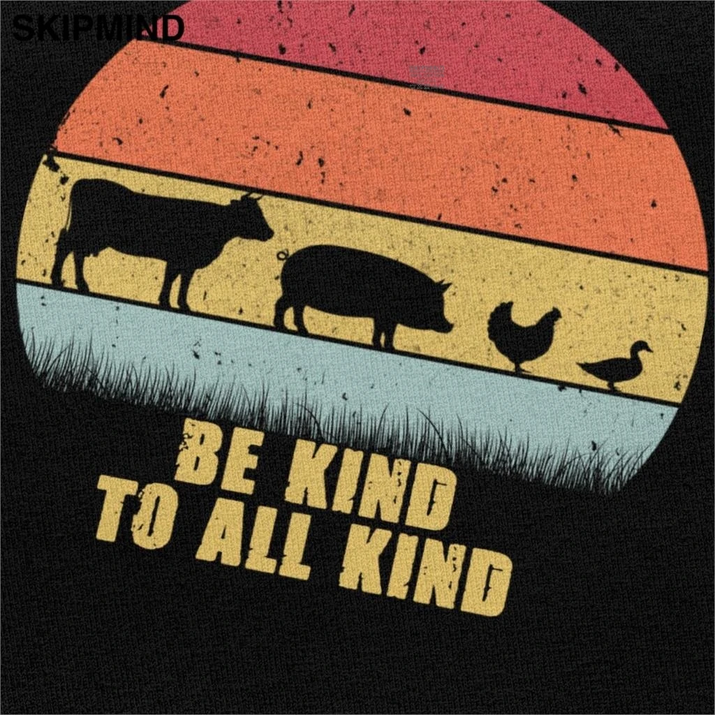 Ретро 70s Вид к каждому футболка для мужчин с коротким рукавом вегетарианские