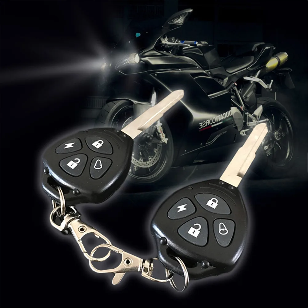 

Motorcycle Theft Protection Alarm Device Moto Alarm Key Waterproof Remote Control With Startup Flameout Motorbike Benchmark